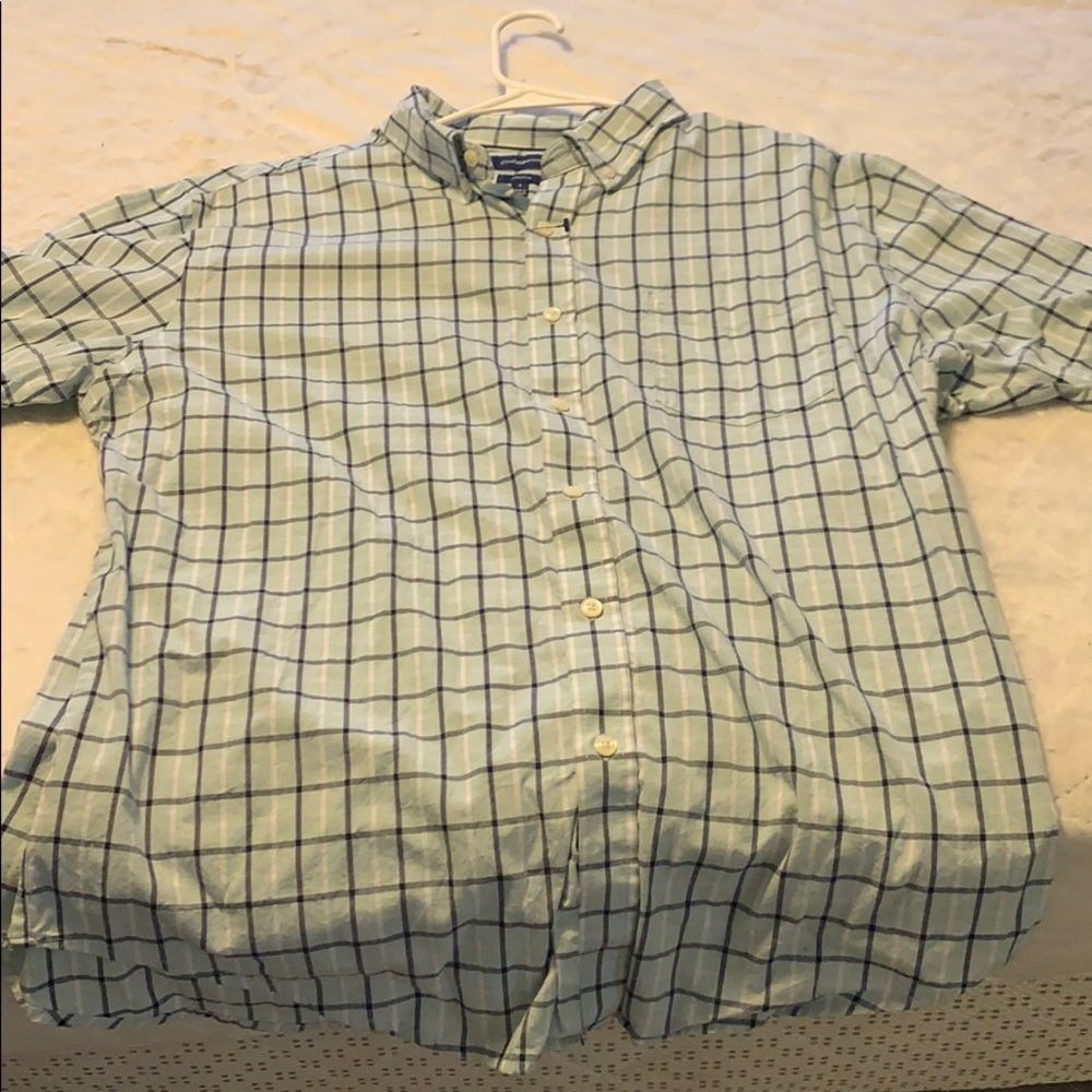 Brand new Short sleeve Large Light blue dressshirt
